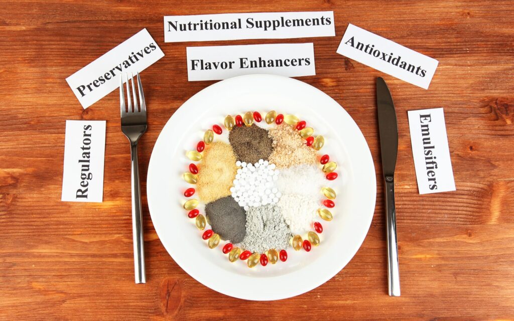 Plate of Food Additives