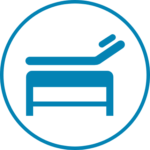 Massage Therapy Icon Blue